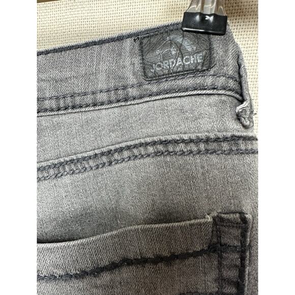 Jordache Bootcut Women’s Gray Wash Stretch Embellished Pocket Jeans Size 16 - Picture 14 of 16